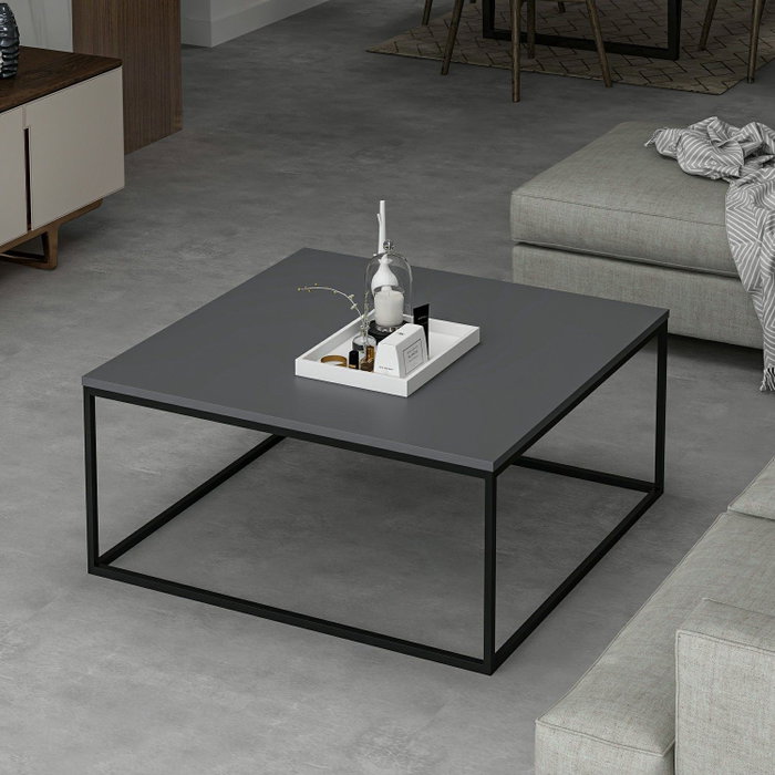 Hanah Home Loni Mesa de centro Antracita Hanah Home Loni Mesa de centro Antracita